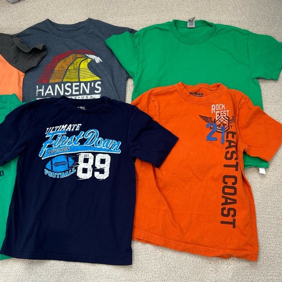 Urban Pipeline, Children's Place Boys Short Sleeve Tee Shirt Bundle of 6 Sz M/L - Picture 3 of 6
